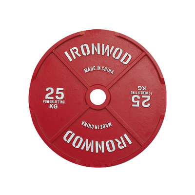 IRONWOD力量举杠铃片铸铁