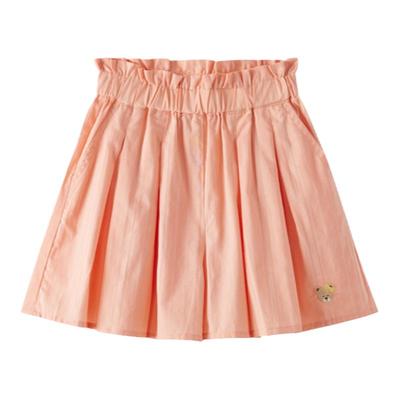 PawinPaw卡通小熊童装夏季女童儿童短裤松紧花苞腰可爱