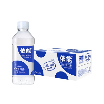 依能锌强化苏打水350ml×24瓶弱碱性水