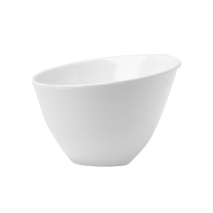 密胺碗生菜桶塑料蔬菜碗自助餐沙拉碗调料斜口碗仿瓷火锅店餐具