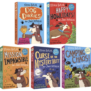 Dog Diaries 狗狗日记 桥梁书 初级章节书 爆笑故事 英文课外读物 7-9岁 James Patterson 詹姆斯帕特森 英文原版进口图书