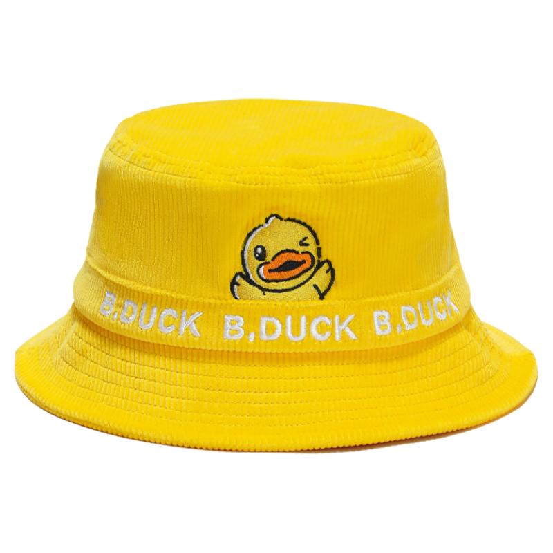 灯芯绒宝宝帽子B.Duck渔夫帽时尚