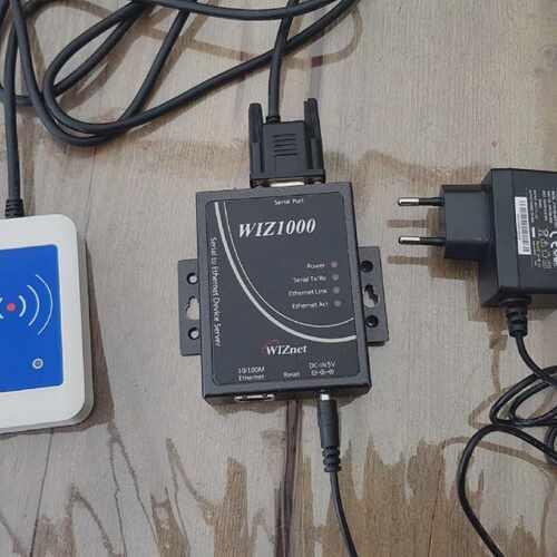 Elatec TWN3 Mifare NFC RS232 desktop reader Wiznet WIZ1000