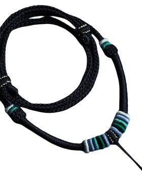 季屿吊坠绳手工编织项链挂