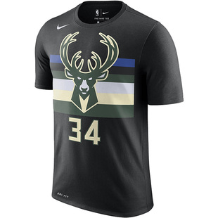 Nike/耐克正品密尔沃基雄鹿队 NIKE DRI-FIT NBA 男子T恤BQ1547