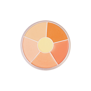 歌剧魅影遮瑕膏小样试用三色修容盘试色三3色6号1号大块黄基础盘