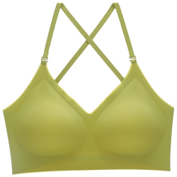 六只兔子无痕抑菌无钢圈美背文胸