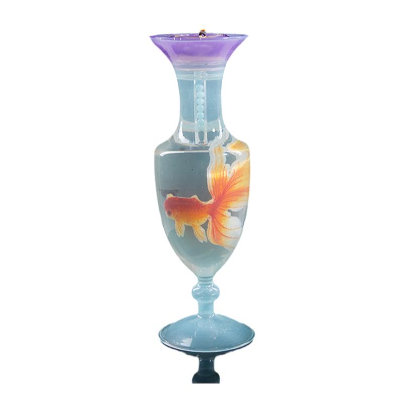 卷宗商店 | 浮笙門(mén) 新中式手工金魚(yú)燭臺(tái)香薰蠟燭裝飾擺件禮物