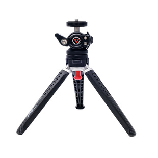 P2快开两段尼龙铝合金三脚架户外微单反便携桌面支架摄影师陈文坚