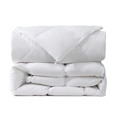 霞珍95白鸭绒拉链款二合一子母被