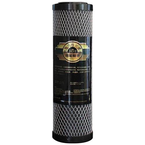 净水器10寸通用滤芯家用炭之晶烧结阻垢活性压缩炭CTO除水垢余氯
