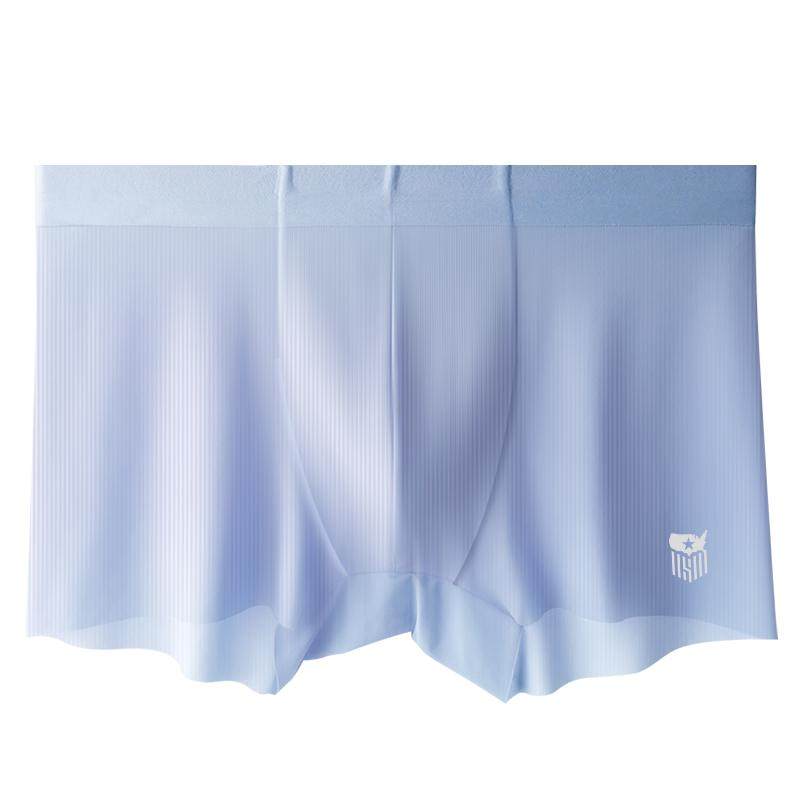 顶配高端 超强透气 超柔男平角裤 轻薄高弹男内裤无痕极简四角裤