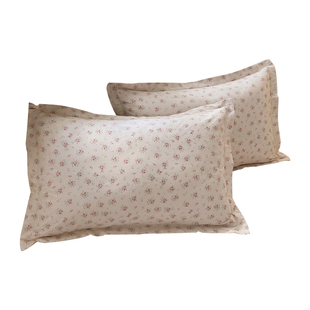 纯棉枕套一对装2026新款全棉枕头套单个48cmx74cm整套枕芯内胆套