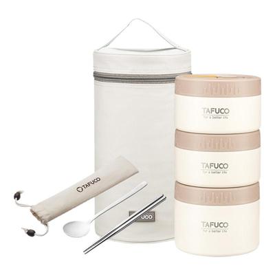 泰福高多层保温饭盒316L便当盒