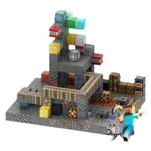 我的世界磁力方块机关山洞磁铁积木拼装迷你周边男孩儿童玩具套装