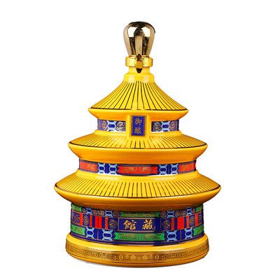 宫廷风5斤装密封陶瓷酒瓶