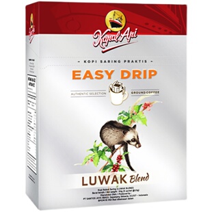 挂耳黑咖啡无蔗糖手冲意式印尼火船进口猫屎咖啡盒装提神浓香