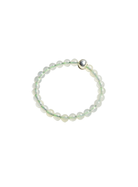 ciel原创天然葡萄石珠女绿色极细