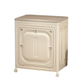 日本收纳箱容纳超大号可折叠玩具衣服带盖整理箱塑料大收柜储物量