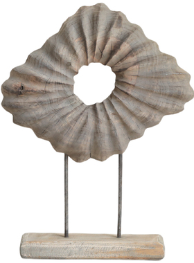 左岸麦田不规则原木手作摆件