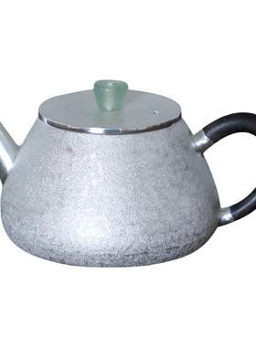 纯银时代80ml迷你足银石瓢泡茶壶