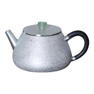 纯银时代 袖珍80ml小石瓢银壶纯银999泡茶壶纯手工便携中式小号