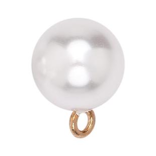 圆形珍珠扣子开衫毛衣扣衬衫纽扣白色衣服女时尚百搭旗袍装饰扣子