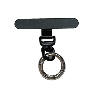 金属不锈钢手机挂绳垫片360°旋转夹片高端超薄0.2mm贴片斜挎链手腕固定挂片卡片结实挂件防盗牢固卡垫连接片