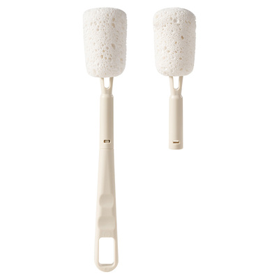 如山木浆棉奶瓶刷替换头刷子