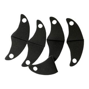 现货20cm棉花娃娃用小口罩黑色海绵机场明星公仔毛绒玩偶玩具配饰