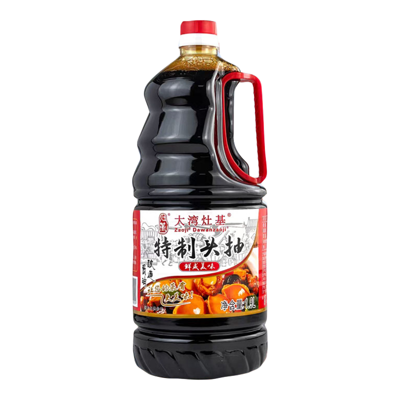 增城正果灶基特制头抽1.9L黄豆酿造酱油特级酱油生抽大湾家用调料