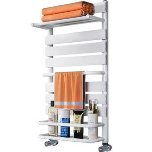 鲁本斯铜铝复合小背篓暖气片卫生间明装家用水暖板式换热器毛巾架