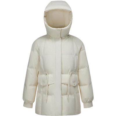 波司登新款羽绒服女时尚休闲短款收腰百搭加厚舒适保暖可脱卸帽