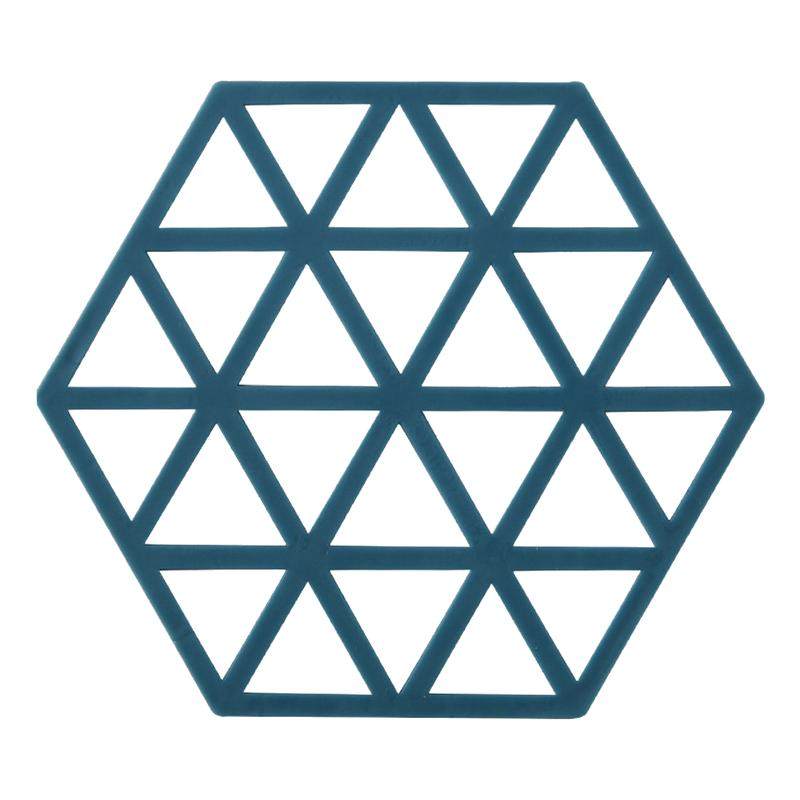 创意镂空隔热垫六边形硅胶餐桌垫隔热垫防烫垫碗垫家用厨房杯垫
