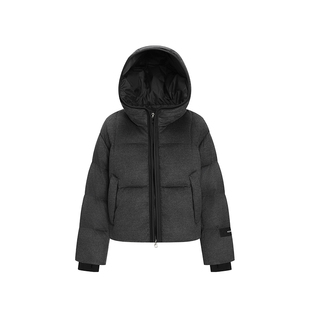 DeIFy/缔弗科鲁达2.0 羊毛系列25冬季新款95短款连帽鹅绒羽绒服女