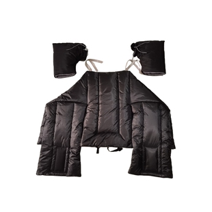 电动车挡风被冬季加绒加厚防水电瓶车防风罩分体通用双面防雨护膝