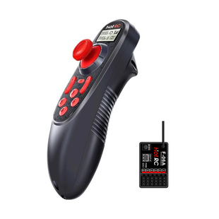 HOTRC DS600六通船模遥控器单手 拉网撒网打窝子钓鱼船DIY带定速