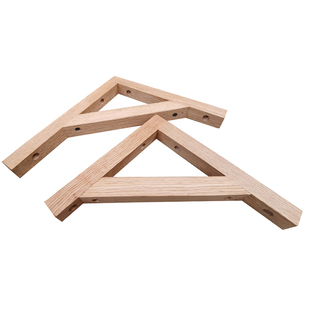 实木三角支架隔板层板托架墙上置物板架支撑架承重加厚架定制尺寸