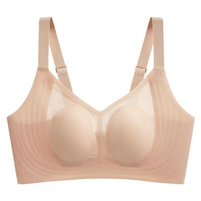 为体贴凉感无钢圈大胸显小内衣