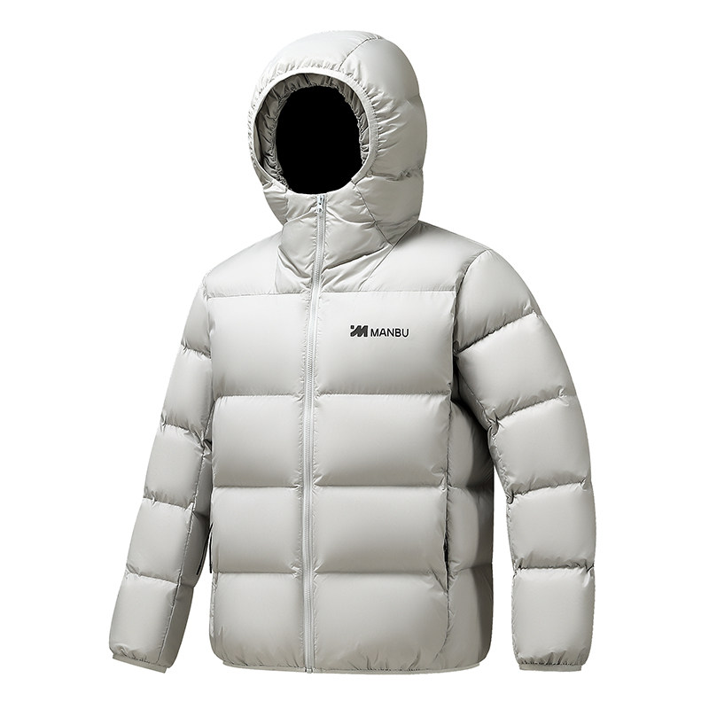 鸭鸭漫步羽绒服男女同款2025冬季新款保暖连帽情侣加厚面包服外套