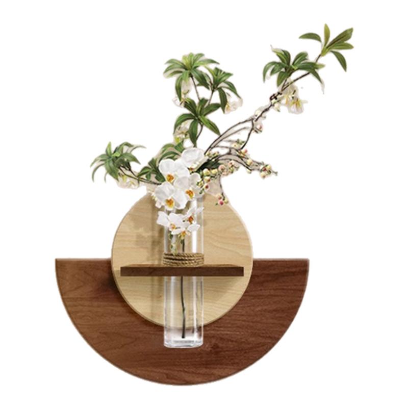 3d立体客厅装饰画水培绿植复古风餐厅挂画高级感免打孔创意墙壁画