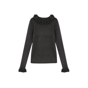 LEOHAPPY女童毛衣2025新款冬儿童打底针织衫绵羊毛中大童百搭上衣