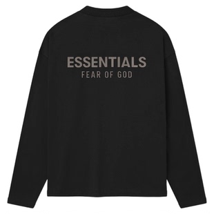 Fear Of God Essentials 25SS Drop2 LOGO拉丝烫标印花长袖T恤