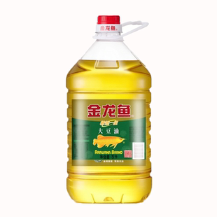 金龙鱼精炼豆5L/桶一级大豆油家用炒菜烹饪食用油