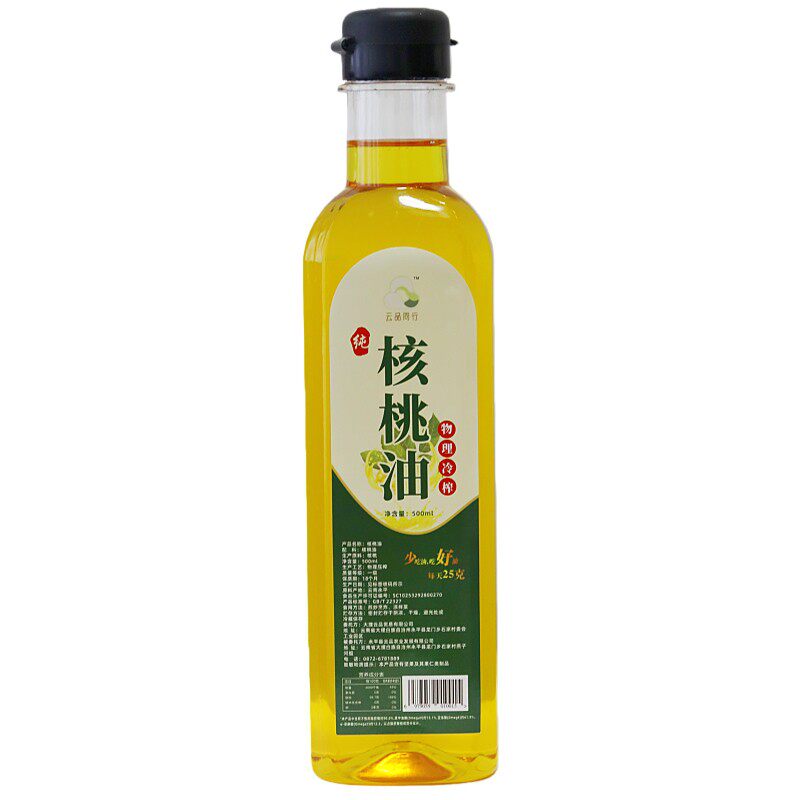 云品同行核桃油500毫升核桃冷榨
