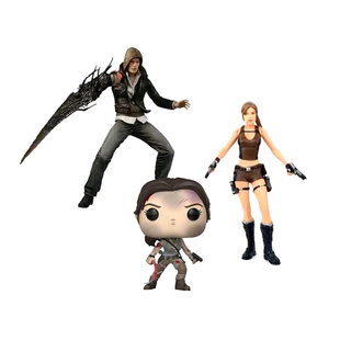 劳拉克劳馥模型亚历克斯手办阿丽塔摆件卡洛琳忍者龙隼只狼风间准