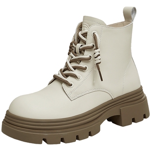 TATA他她靴子冬季商场同款时尚休闲鞋马丁靴女新款短筒靴CES01DD4