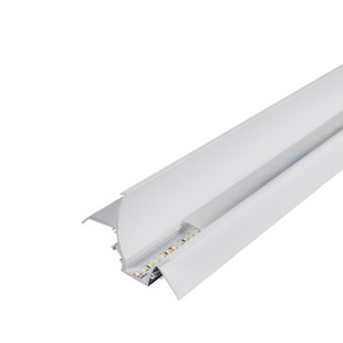 反光槽铝型材线条洗墙灯天花板嵌入式灯带吊顶LED回光灯槽无主灯