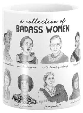A Collection of Badass 伟大的女人系列 纪念陶瓷马克杯女权礼物