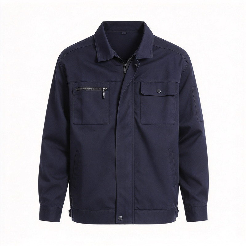 秋冬加厚套装双层帆布工作服定制